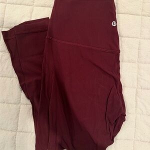 lululemon athletica Burgundy Leggings
